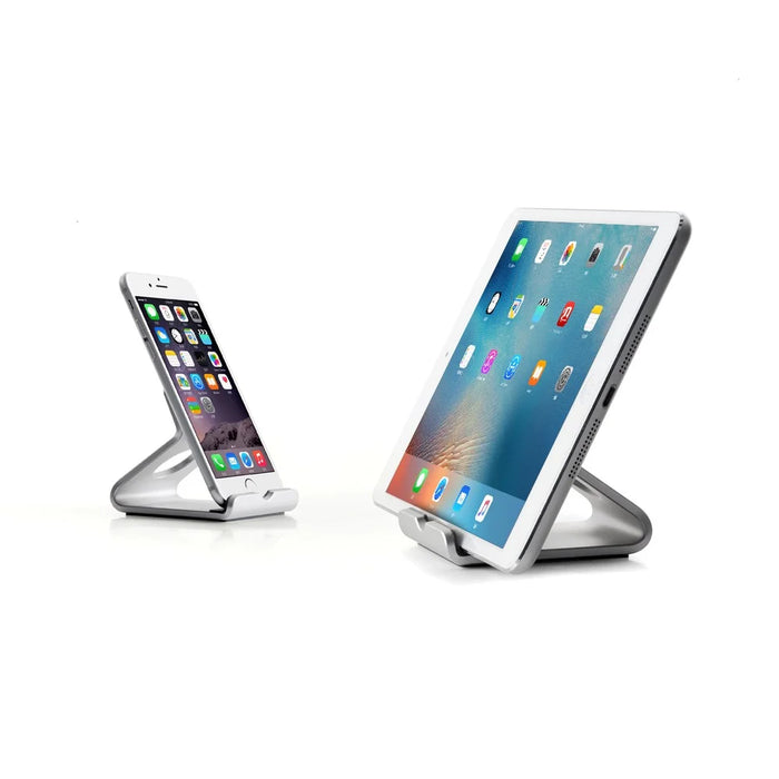 UPERGO AP-4D Aluminium Alloy Tablet PC Phone Stand Anti-Slippery Mobile Phone Holder - Silver - 5