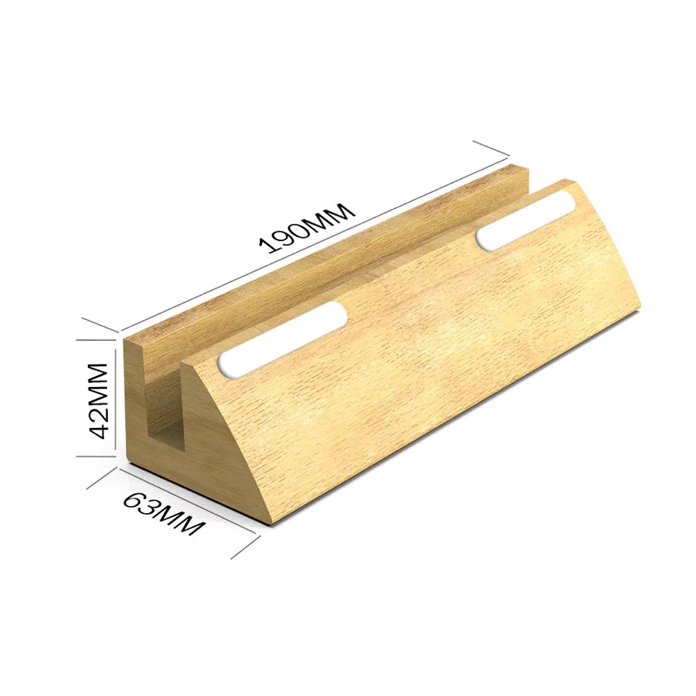 DIROSE Wooden Desktop Mount Stand for Notebook/Macbook - 4