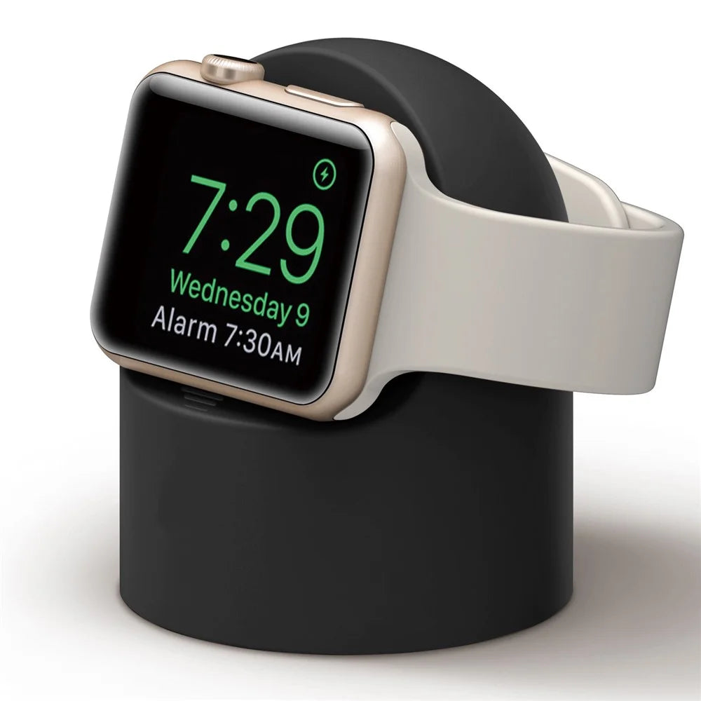 Watch Stand Holder Charger Display for Apple Watch Ultra 49mm / 8 / 7 45mm / 41mm /  6 / 5 /  SE / 4 44mm / 40mm / 3 /  2 /  1 42mm / 38mm - Black - 1