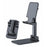 Foldable Desktop Phone Holder Tablet Stand Mobile Desk Stand Mobile Tablet Holder - Black - 1