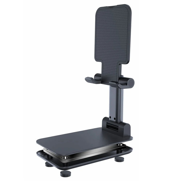 Foldable Desktop Phone Holder Tablet Stand Mobile Desk Stand Mobile Tablet Holder - Black - 5