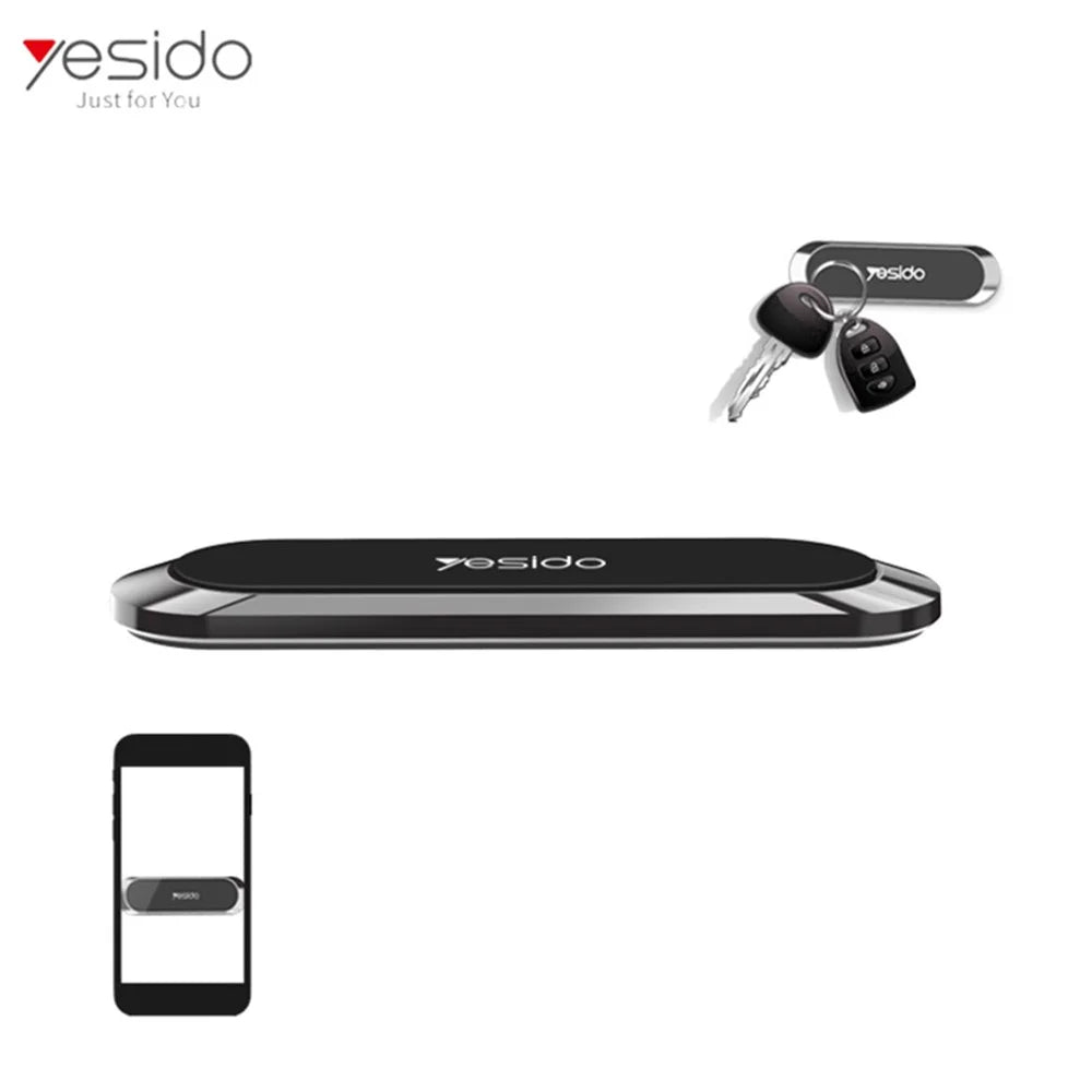 YESIDO C55 Mini Magnetic Suction Small Car Center Console Air Outlet Mobile Phone Bracket - Black - 2