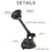 YESIDO C41 Universal Dashboard Suction Cup Magnetic Car Phone Holder Mount for 4-7 inches - Black - 4