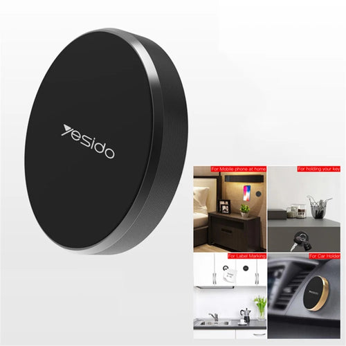 YESIDO C38 Mini Metal Magnetic Car Phone Holder Mount - 1