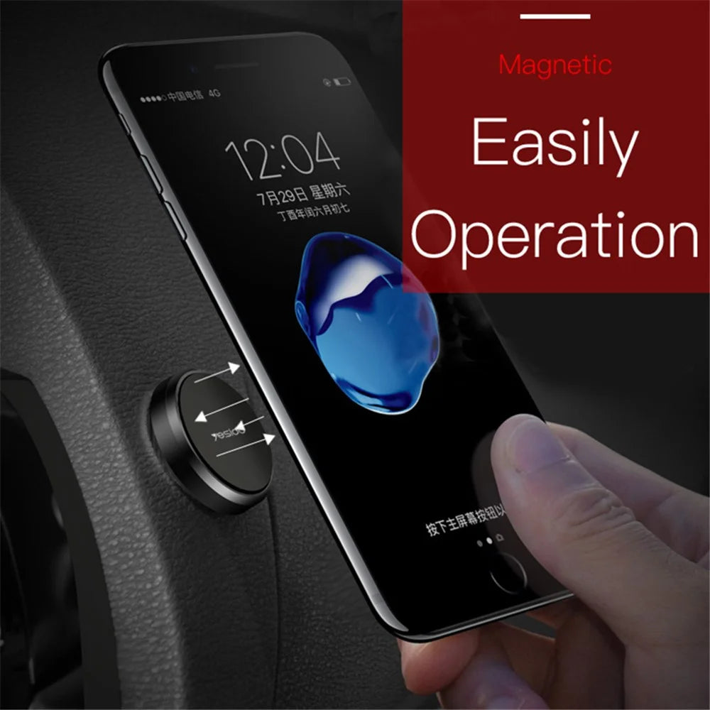 YESIDO C38 Mini Metal Magnetic Car Phone Holder Mount - 4