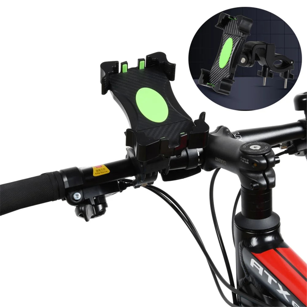 Universal Bike Phone Holder Bicycle Stand Mobile Support Handlebar Mount - 1