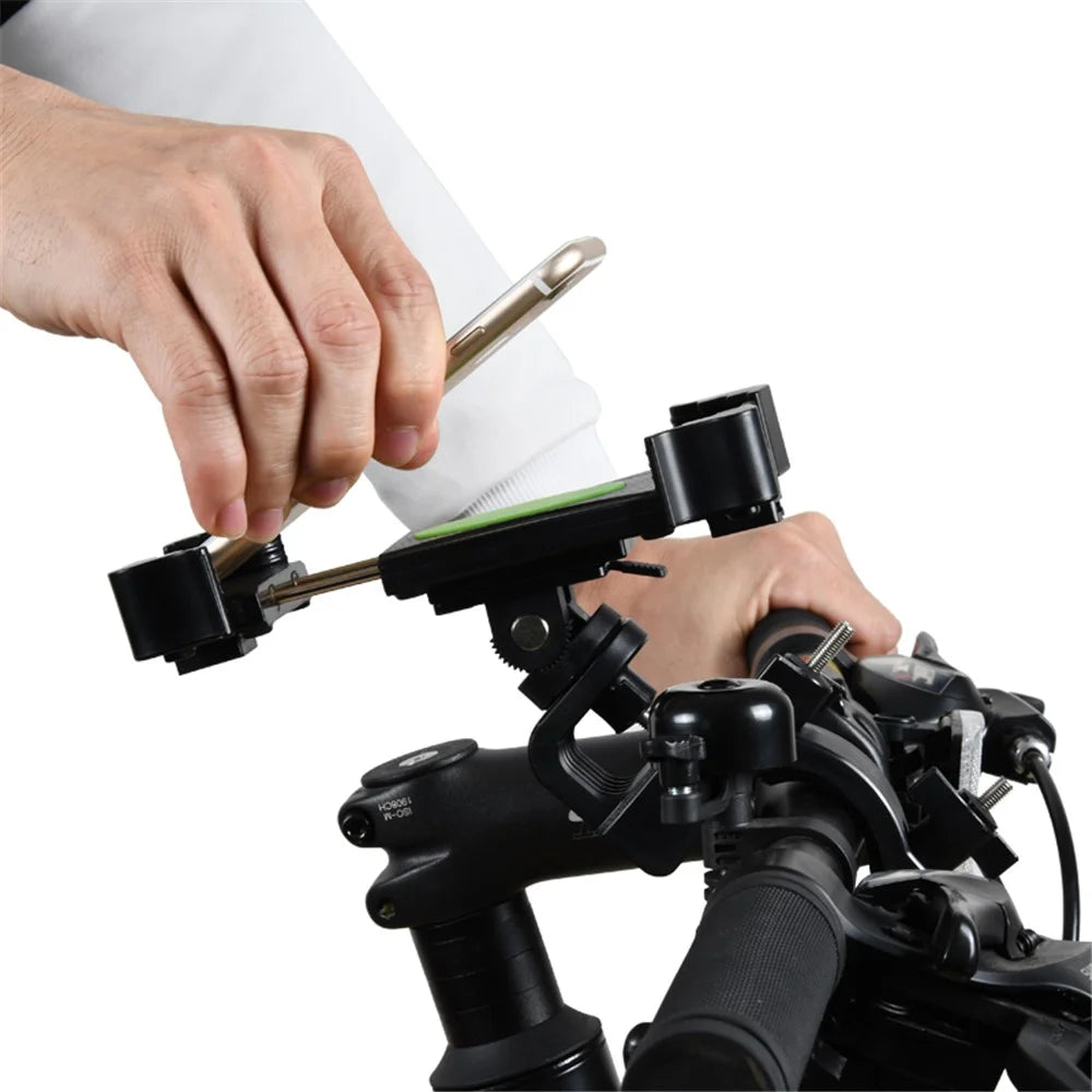 Universal Bike Phone Holder Bicycle Stand Mobile Support Handlebar Mount - 6