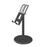 L038G Adjustable Aluminum Alloy Bracket Universal Mobile Phone Tablet Desktop Stand - Black - 1