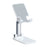 T4 Universal Height Adjustable Phone Tablet Holder Stand Portable Foldable Desktop Bracket - White - 7
