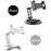 Universal 5-12.9 inch Mobile Phone Stand Adjustable Desktop Tablet Holder Bracket - Black - 4