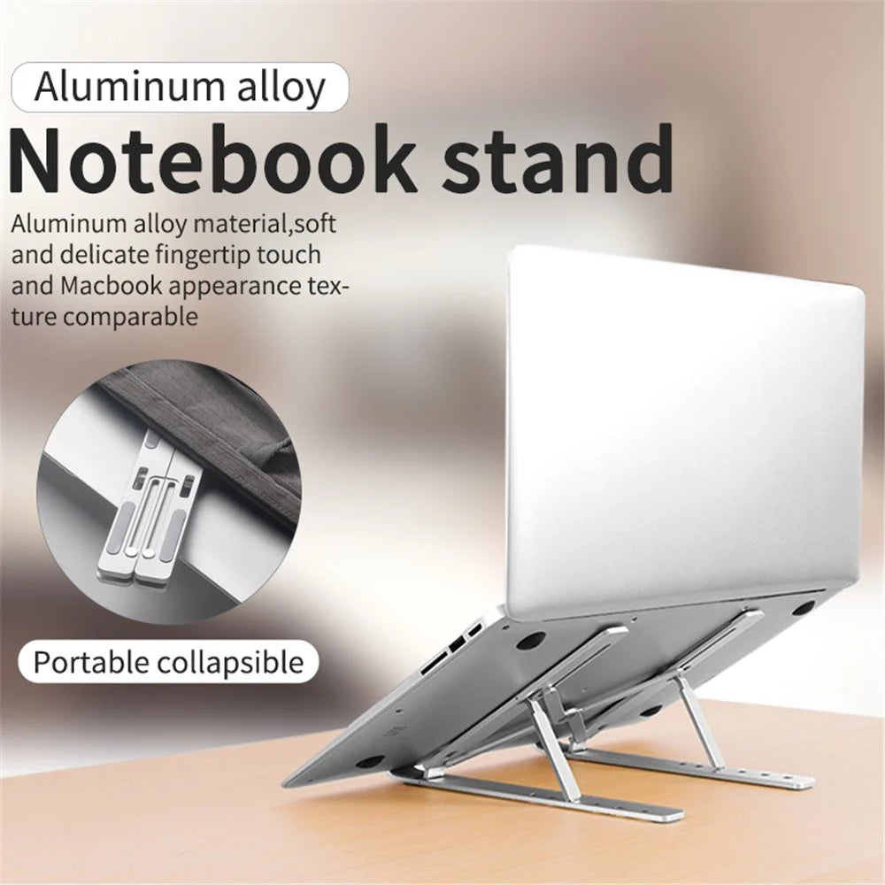 Z21 Aluminum Alloy Multi-angle Adjustable Laptop Stand Holder Foldable Notebook Desktop Bracket - 2