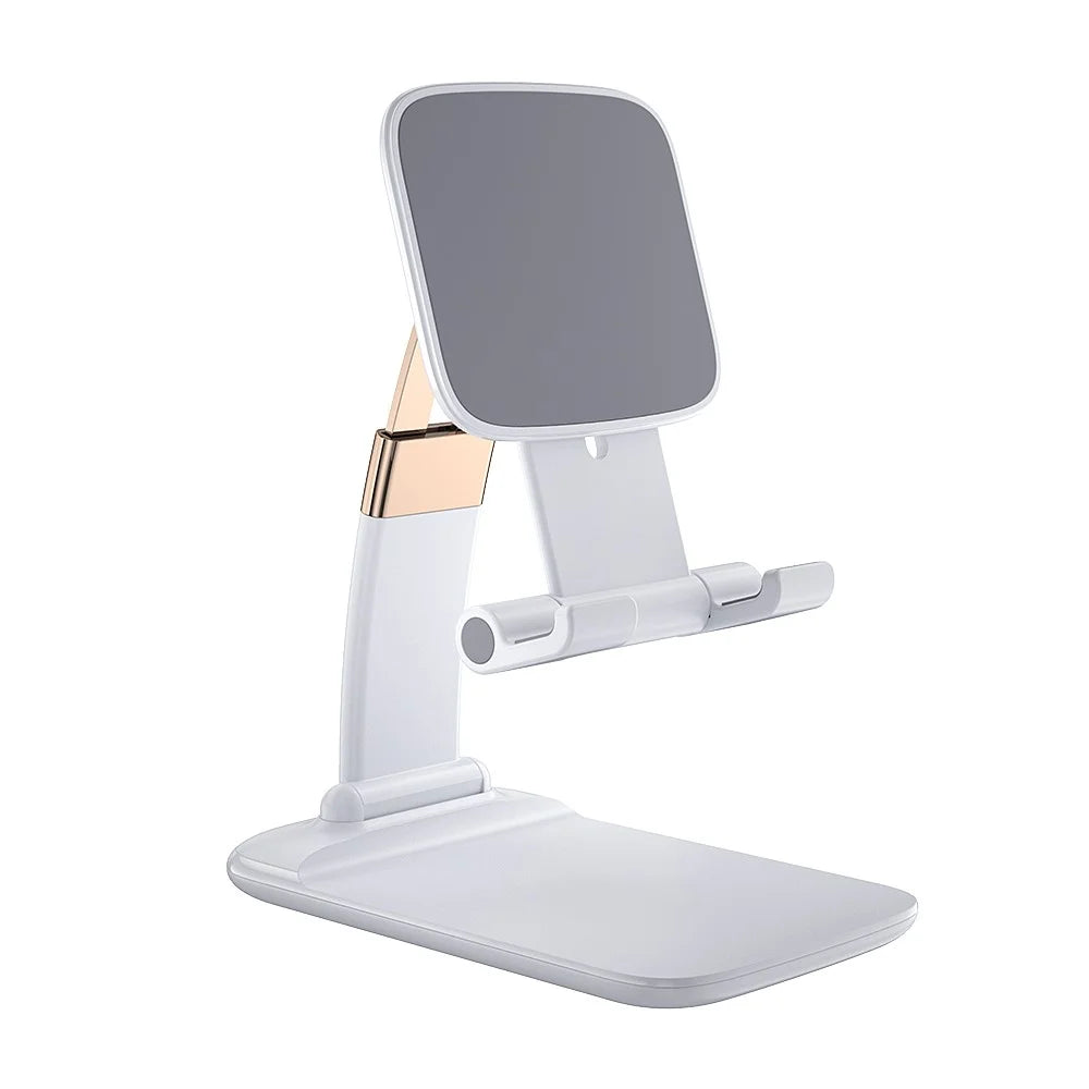 ESSAGER Desktop Universal Phone Holder Mount Stand for Smartphones and Tablets - White - 1