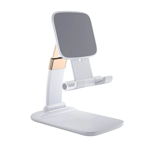 ESSAGER Desktop Universal Phone Holder Mount Stand for Smartphones and Tablets - White - 1