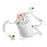 A22 Chargeable Mobile Phone Secure Burglar Alarm System Display Holder Retail Shop Anti-theft Display Device - Type-C Cable - 2