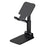 T9 Lightweight Portable Compact Tablet Bracket Height Adjustable Mobile Phone Stand - Black - 1
