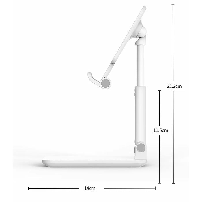 T9 Lightweight Portable Compact Tablet Bracket Height Adjustable Mobile Phone Stand - Black - 6