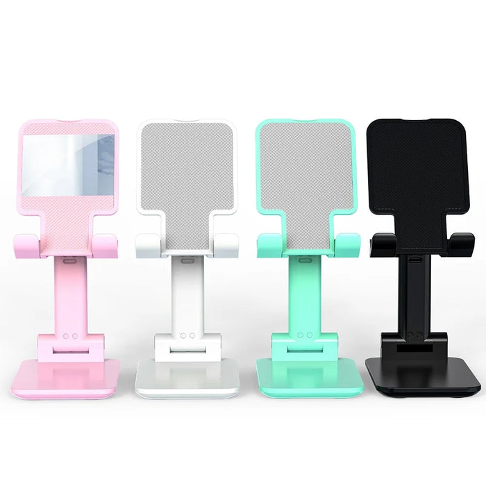 T9 Lightweight Portable Compact Tablet Bracket Height Adjustable Mobile Phone Stand - Black - 7