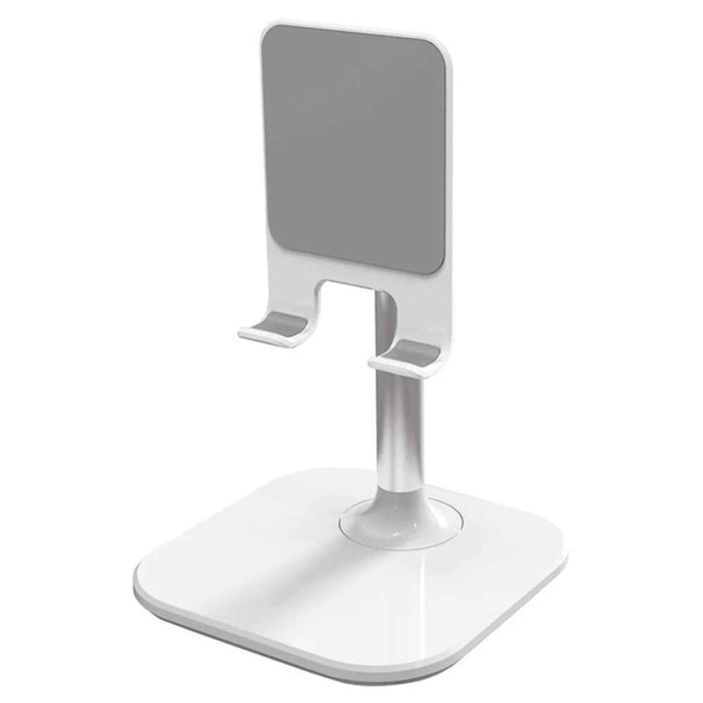 Adjustable Desktop Stand Holder for Smartphone and Tablet - White - 1