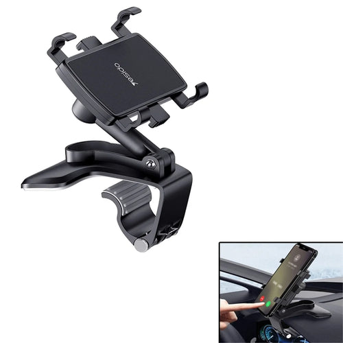 YESIDO C101 Universal Car Mount Holder Dashboard Mount Phone Holder Rear View Mirror Mount - 1