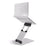 Adjustable Height and Angle Aluminum Alloy Desktop Laptop Heighten Holder Stand for 10-17.3 inch Laptops - Silver - 1
