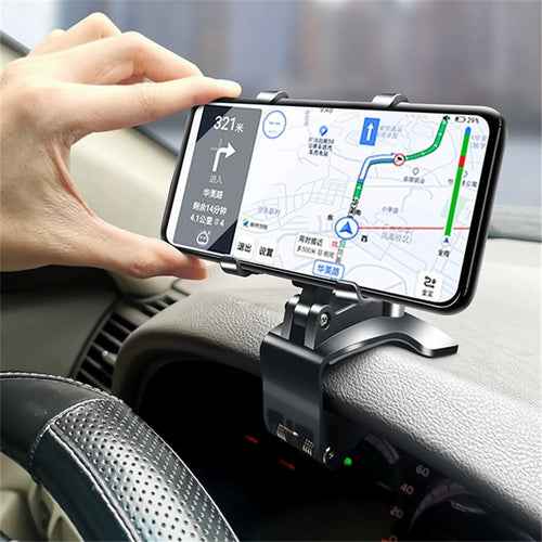 Car Dashboard/Sun Visor/Rearview Mirror Mount Hands-free Phone Holder Stand Bracket - 1