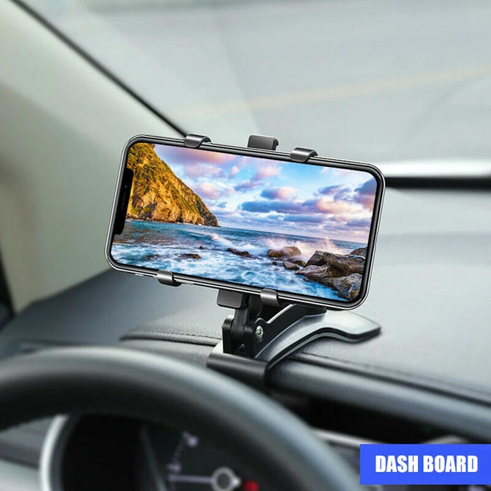 360 Degree Car Dashboard Holder Mount Bracket for Mobile Phone GPS Navigation - 6