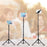 Portable Tablet Tripod Foldable Aluminum Alloy Telescopic Stand Diagonal Triangle Bracket for 7~12-inch Tablet - 3