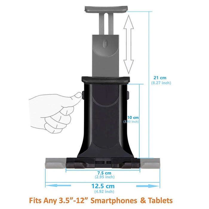 Car Back Seat Tablet Headrest Mount Holder Stand for Mobile Phone iPad Switch - 3