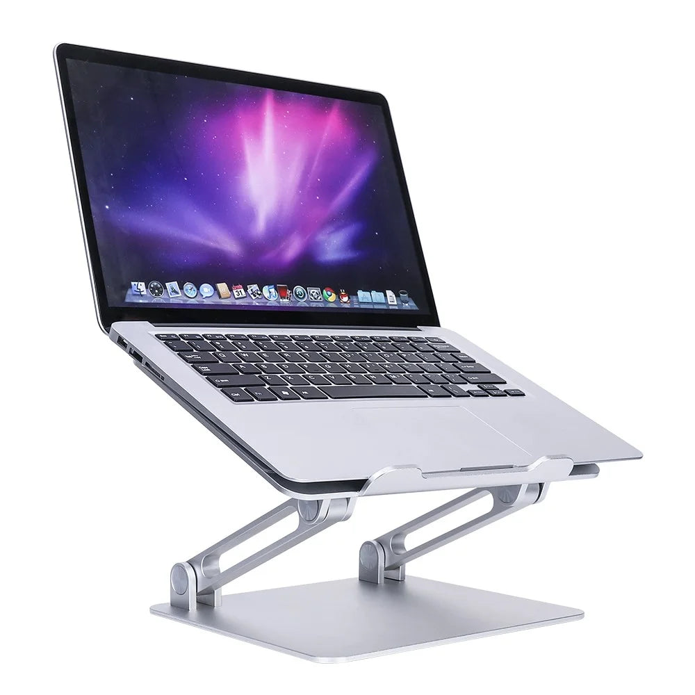 Aluminum Alloy Hollow Heat Dissipation Folding Notebook Stand Adjustable Laptop Stand for Laptop Within 17 inches - 2