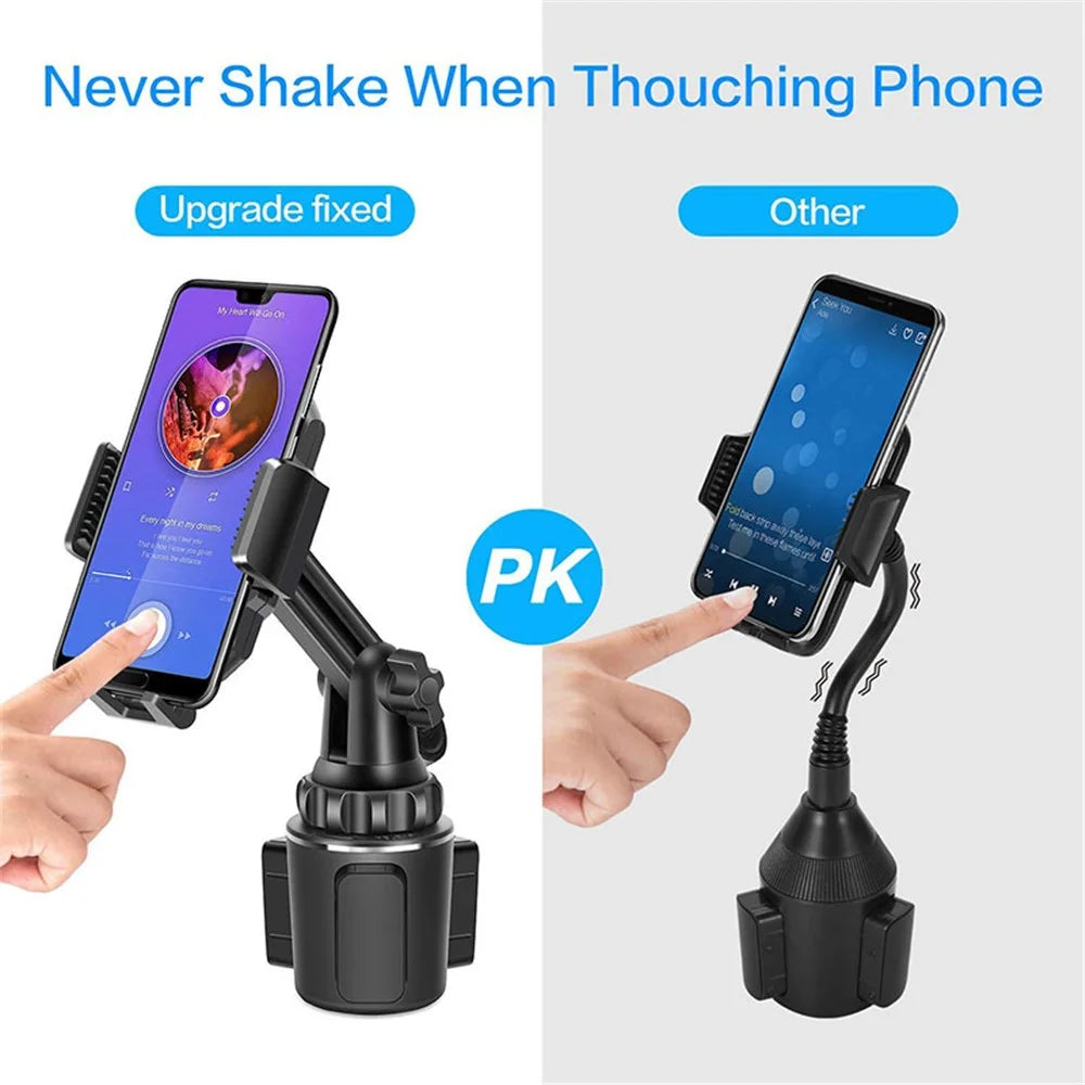 Universal Adjustable Car Cup Mount Phone Holder with Extra Long Neck for Cell Phone - 3