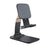 Foldable Desk Mobile Phone Holder Gravity Tablet Stand for Android iPhone iPad Air (2020) - Black - 1