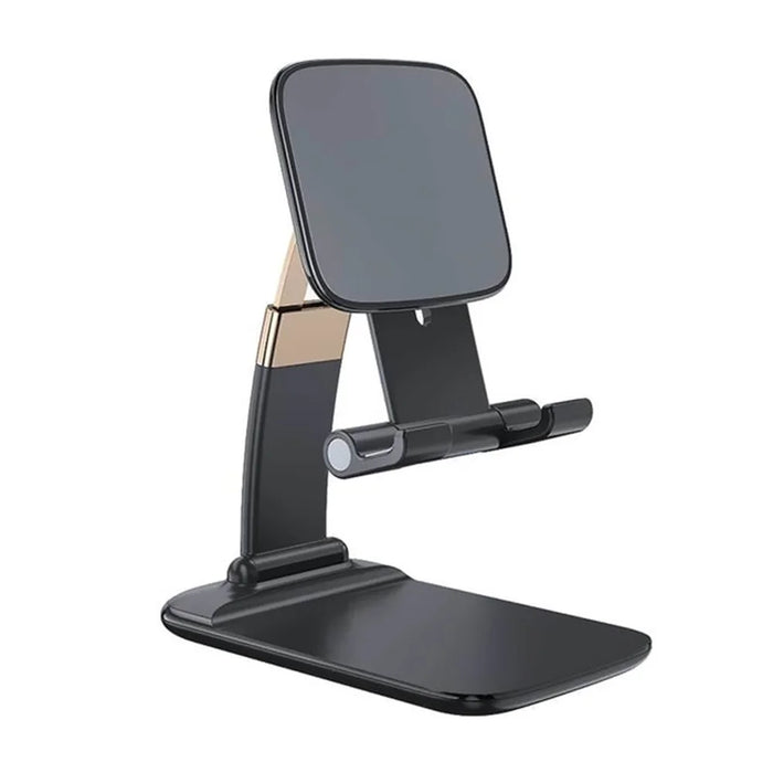 Foldable Desk Mobile Phone Holder Gravity Tablet Stand for Android iPhone iPad Air (2020) - Black - 1