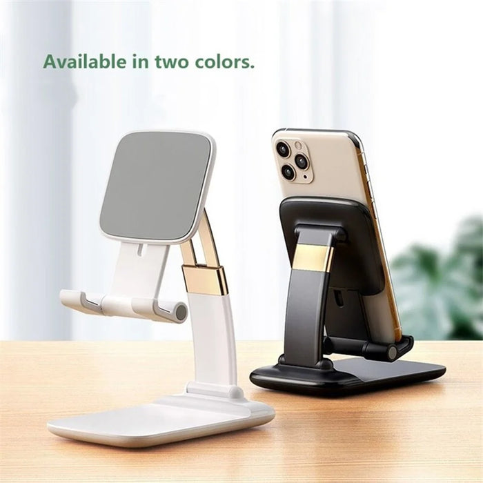 Foldable Desk Mobile Phone Holder Gravity Tablet Stand for Android iPhone iPad Air (2020) - Black - 7