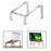 R-JUST U-shape Aluminum Alloy Stand Laptop Notebook Desktop Bracket - 1
