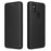 Auto-absorbed Stand Carbon Fiber Texture Leather Shell Cover for ZTE Blade A7s 2020 - Black - 2