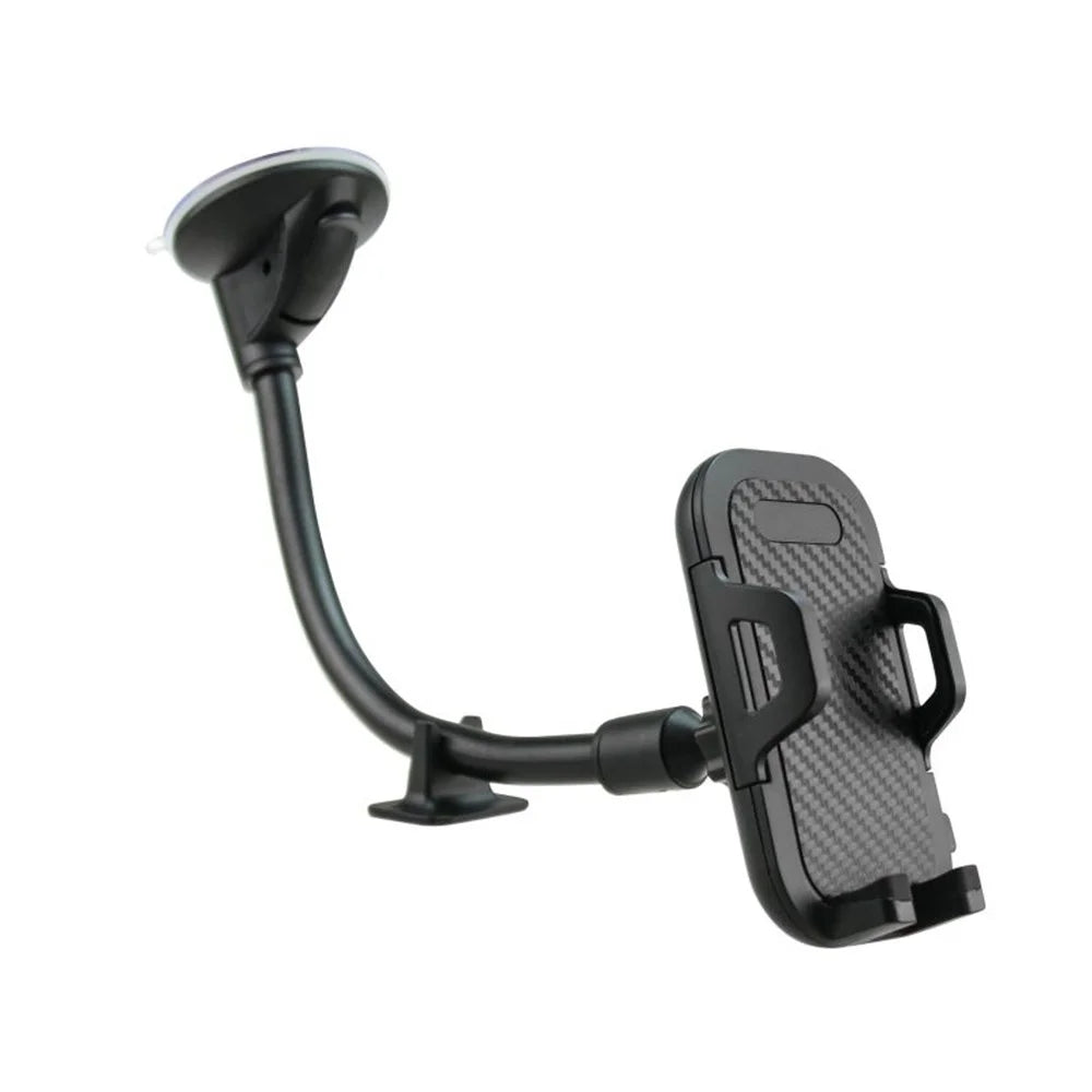360 Degrees Rotation Car Windshield Phone Holder Long Arm Sucker GPS Smartphone Support Bracket for iPhone Samsung - 3