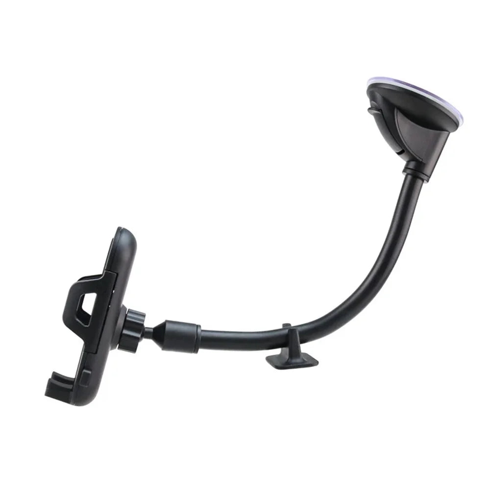 360 Degrees Rotation Car Windshield Phone Holder Long Arm Sucker GPS Smartphone Support Bracket for iPhone Samsung - 4