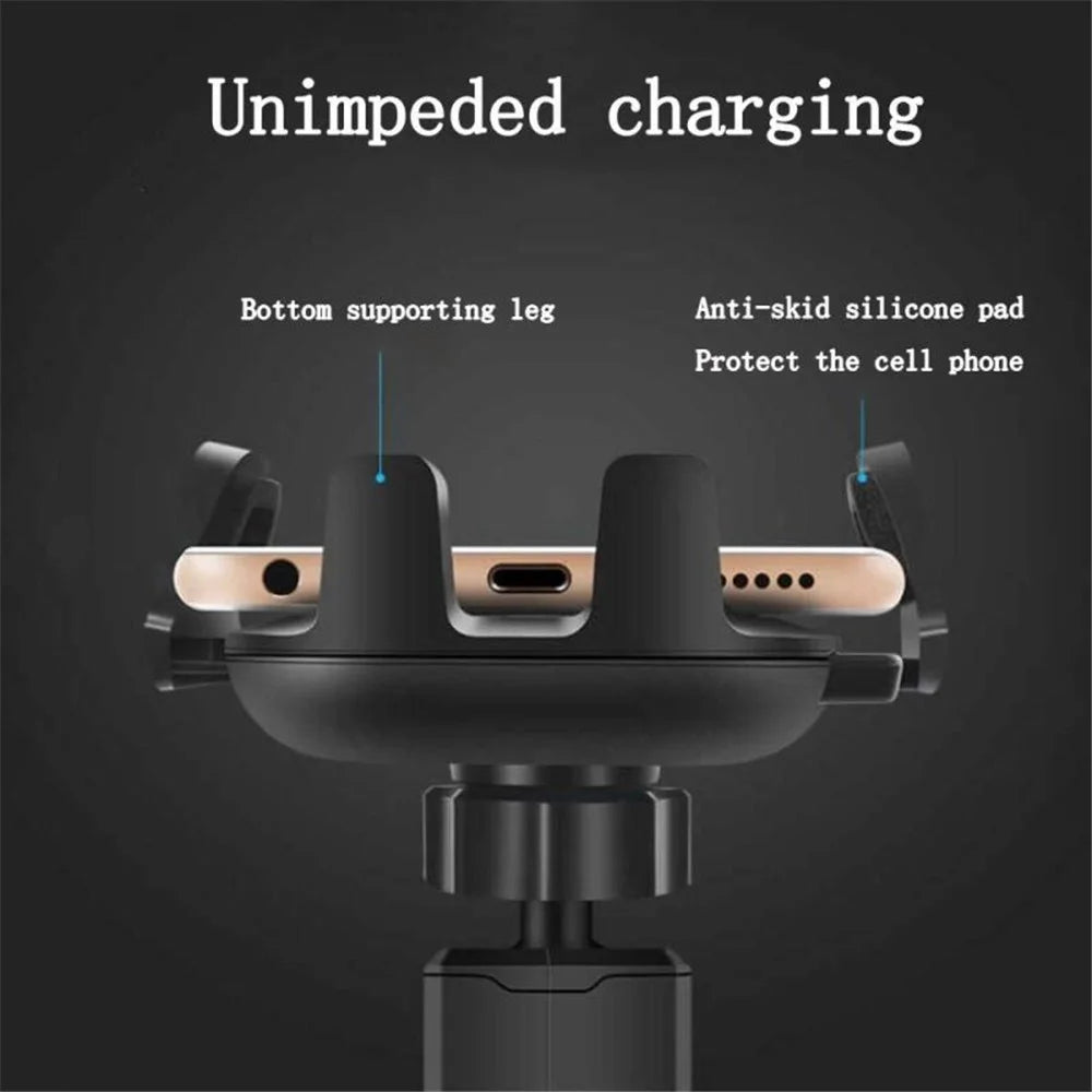 360 Degrees Rotation Car Windshield Phone Holder Long Arm Sucker GPS Smartphone Support Bracket for iPhone Samsung - 6