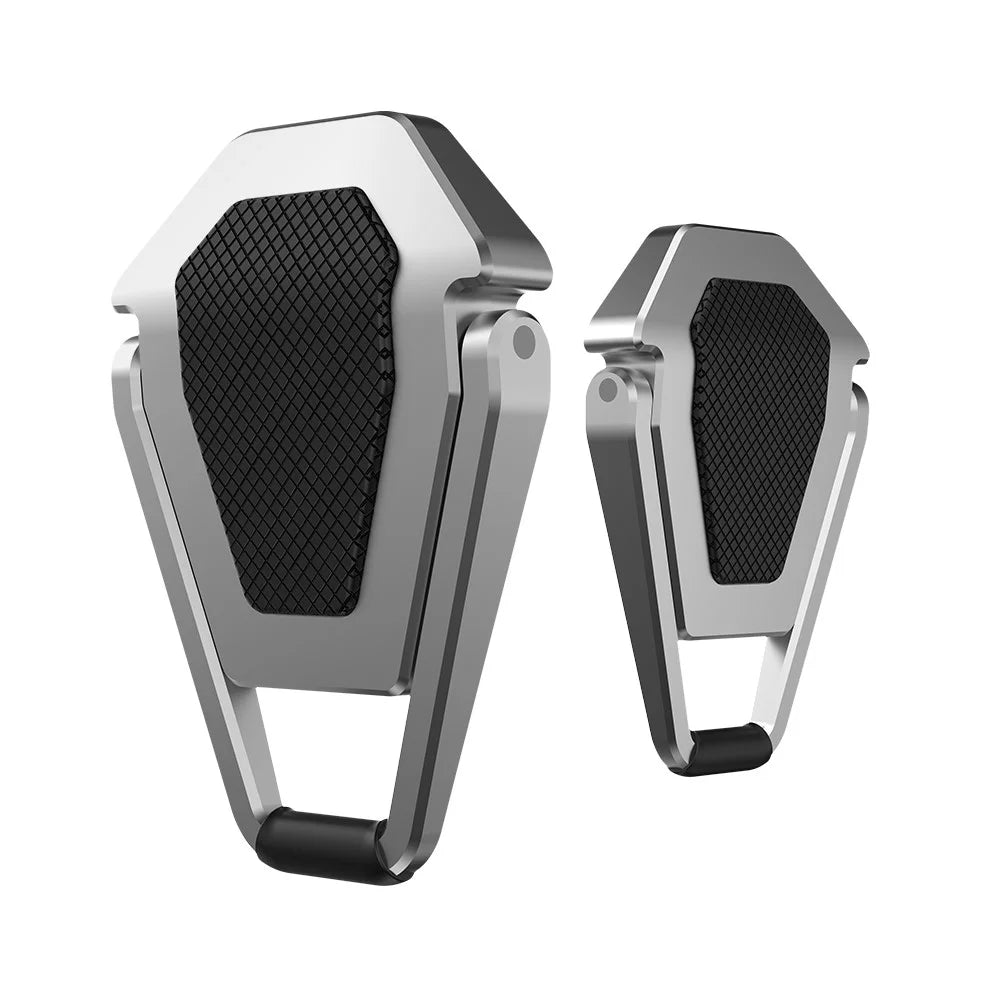 R-JUST 1 Pair Shield Shape Foldable Laptop Desktop Holder Riser Aluminium Alloy Notebook Stand - 1