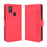 Full Protection Leather Wallet Protective Case with Multiple Card Slots for ZTE Blade A7s 2020 - Red - 1