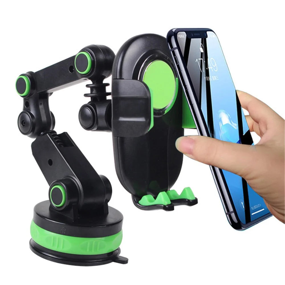 Car Dashboard Windshield Suction Cup Mount 360 Degree Rotation Phone Holder - 2