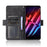 Leather Wallet Protective Case with Multiple Card Slots for ZTE nubia Red Magic 6 Pro / ZTE nubia Red Magic 6 - Black - 5
