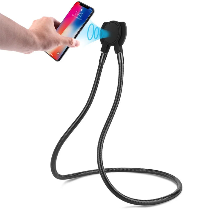 Magnetic Adjustable Gooseneck Lazy Mobile Phone Tablet Stand Universal Desktop Holder Bracket - 2