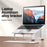 R-JUST Aluminum Alloy Notebook Bracket Raise Computer Desktop Laptop Heat Dissipation Anti-Skid Stand - 3