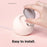 Round Wireless Charger Mount Mobile Phone Fast Charging Stand Holder Base - Pink - 2