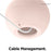 Round Wireless Charger Mount Mobile Phone Fast Charging Stand Holder Base - Pink - 3
