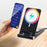 2-in-1 Wireless Charger Holder Phone Watch Charging Desktop Stand for Apple Watch iPhone Magsafe - Black - 3