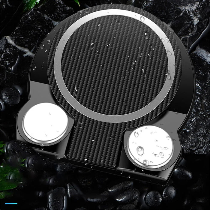 Carbon Fiber Car Phone Holder Dashboard Mobile Phone Clip Mount Bracket GPS Stand for 3.5-6.8 inch Phone - 2