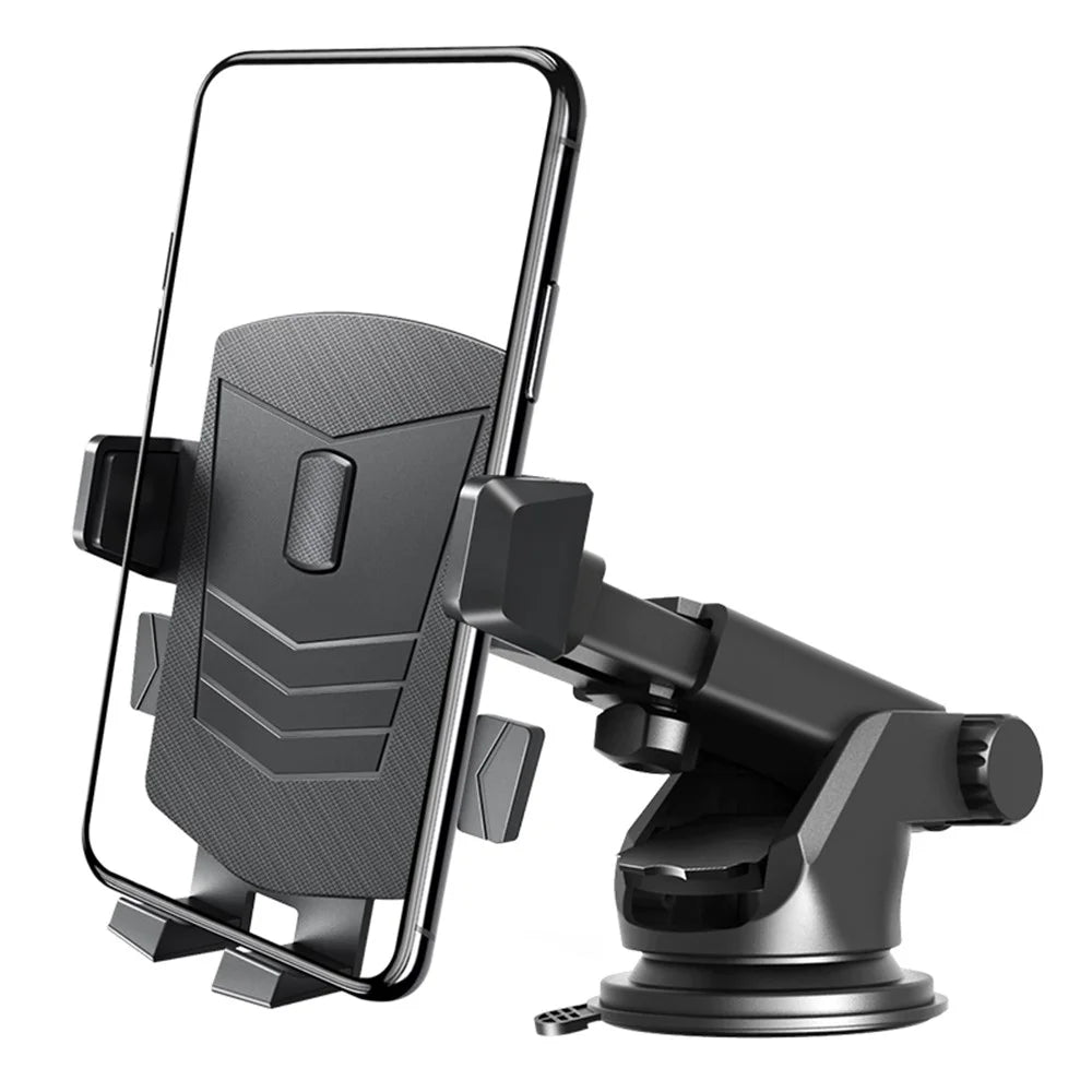360 Degree Rotation Car Suction Cup Mount Air Vent Clip Phone Holder Bracket - Style A - 1