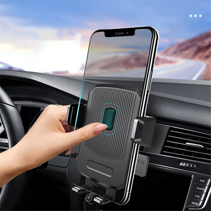 360 Degree Rotation Car Suction Cup Mount Air Vent Clip Phone Holder Bracket - Style A - 5